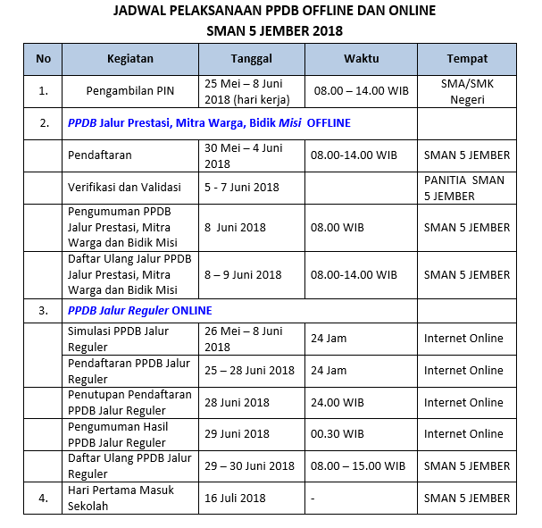 Jadwal