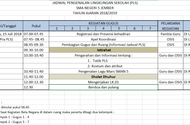 JADWAL