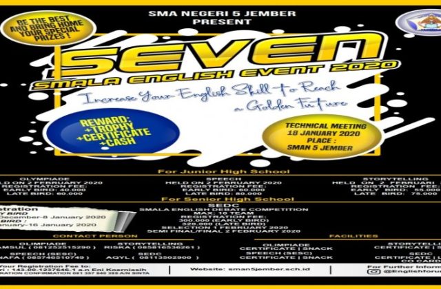 SEVEN (Smala English Event) 2020