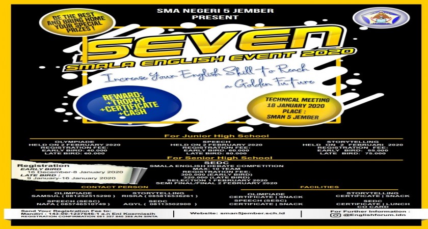 SEVEN (Smala English Event) 2020