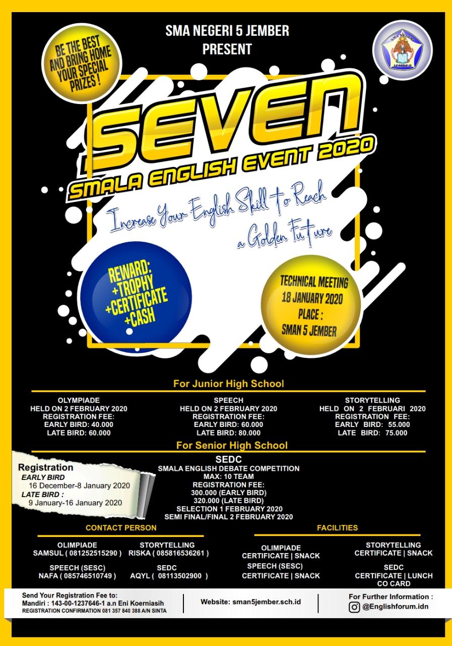 SEVEN (Smala English Event) 2020
