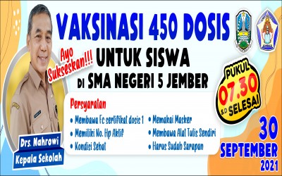 VAKSINASI SMAN 5 JEMBER