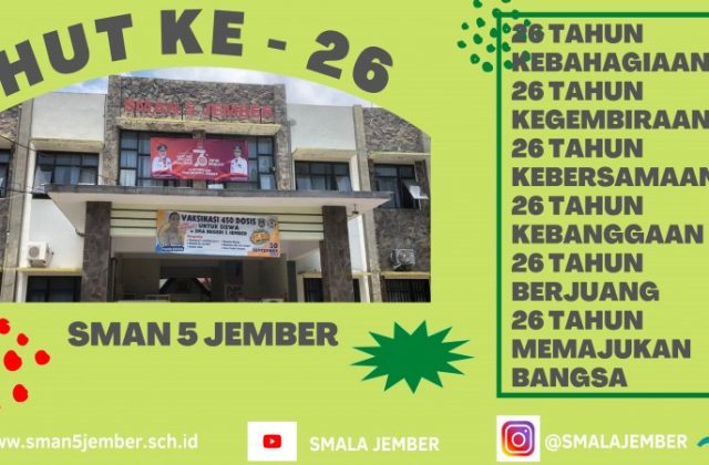HUT KE 26 BAGI SMALA KU TERCINTA
