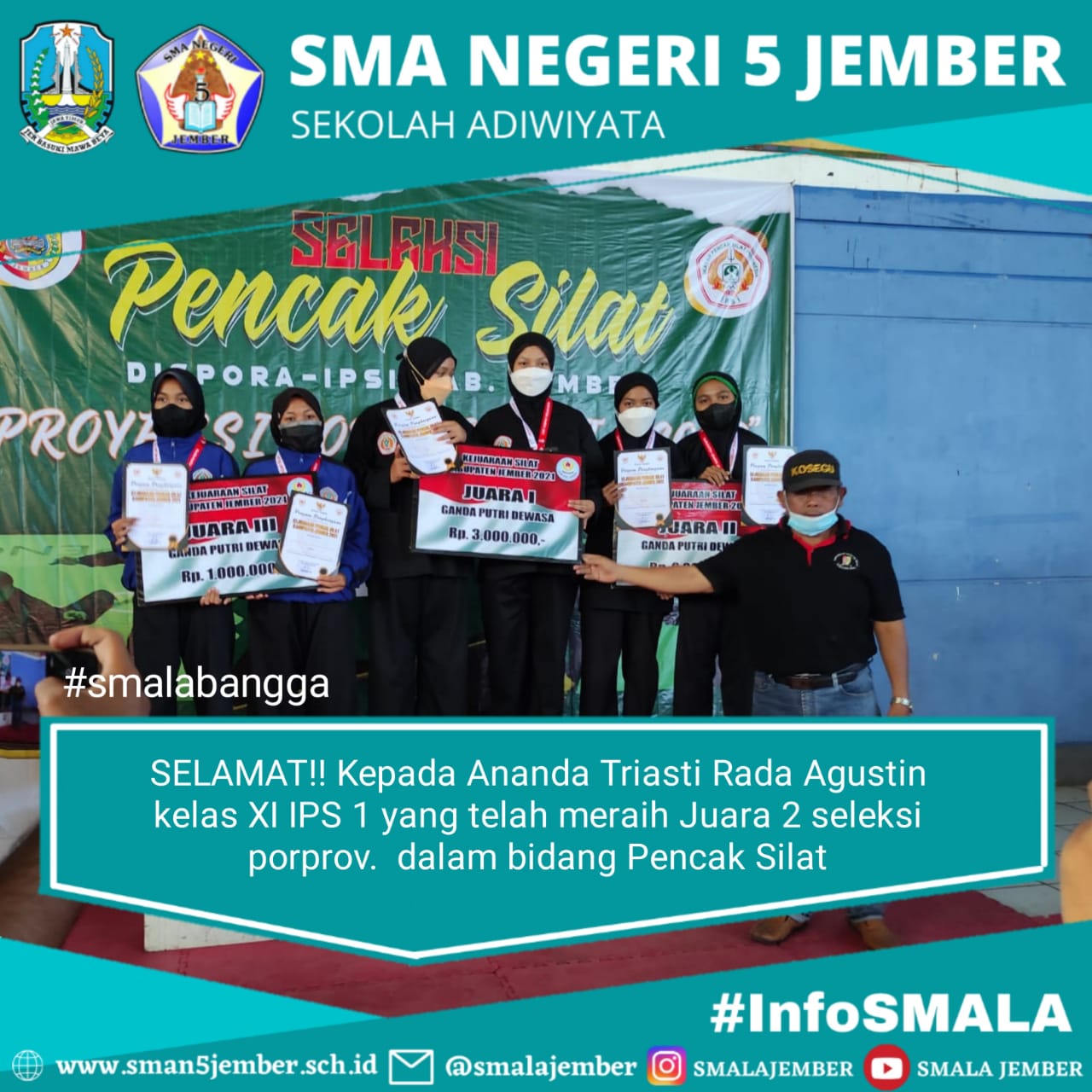 PRESTASI SISWA SMAN 5 JEMBER