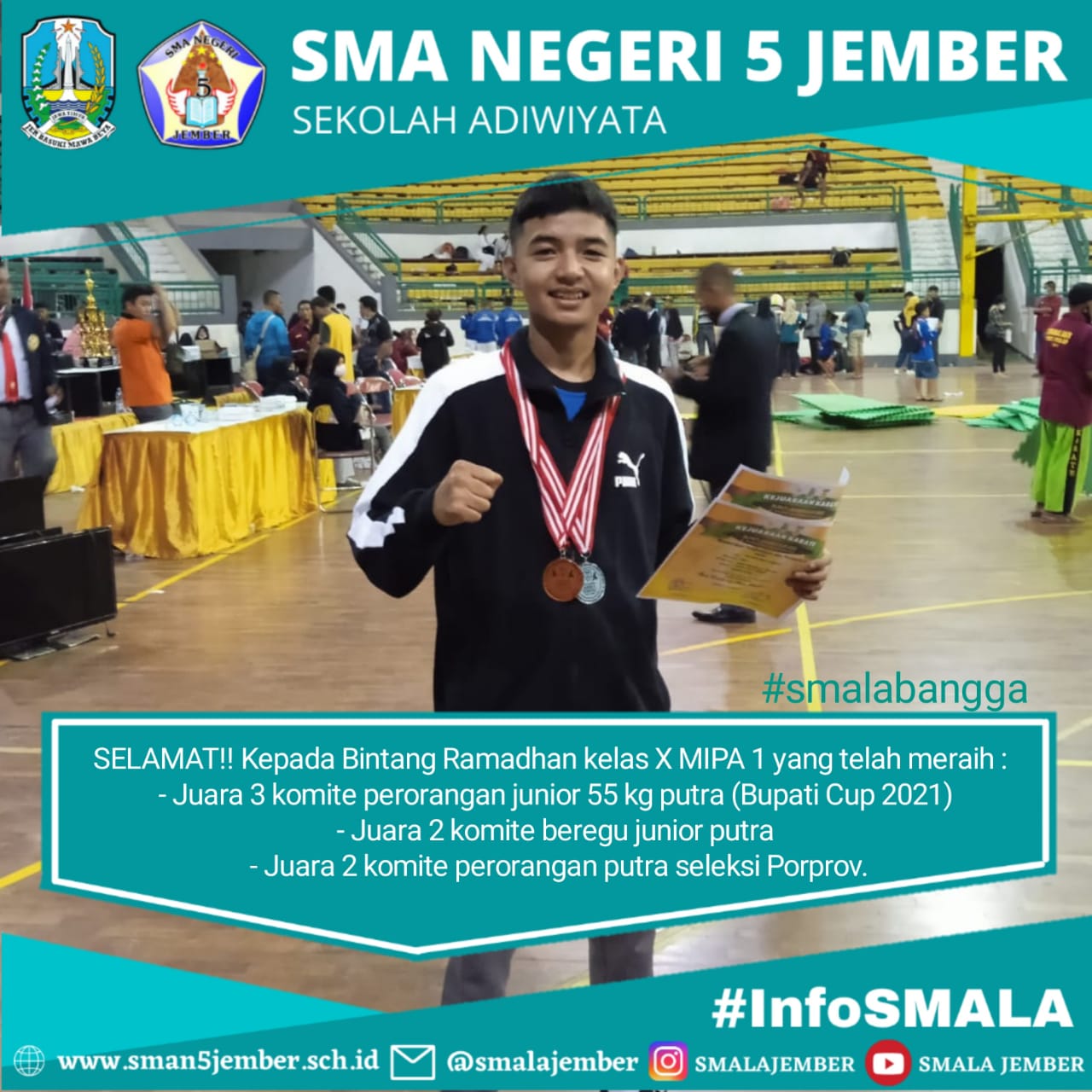 PRESTASI SISWA SMAN 5 JEMBER