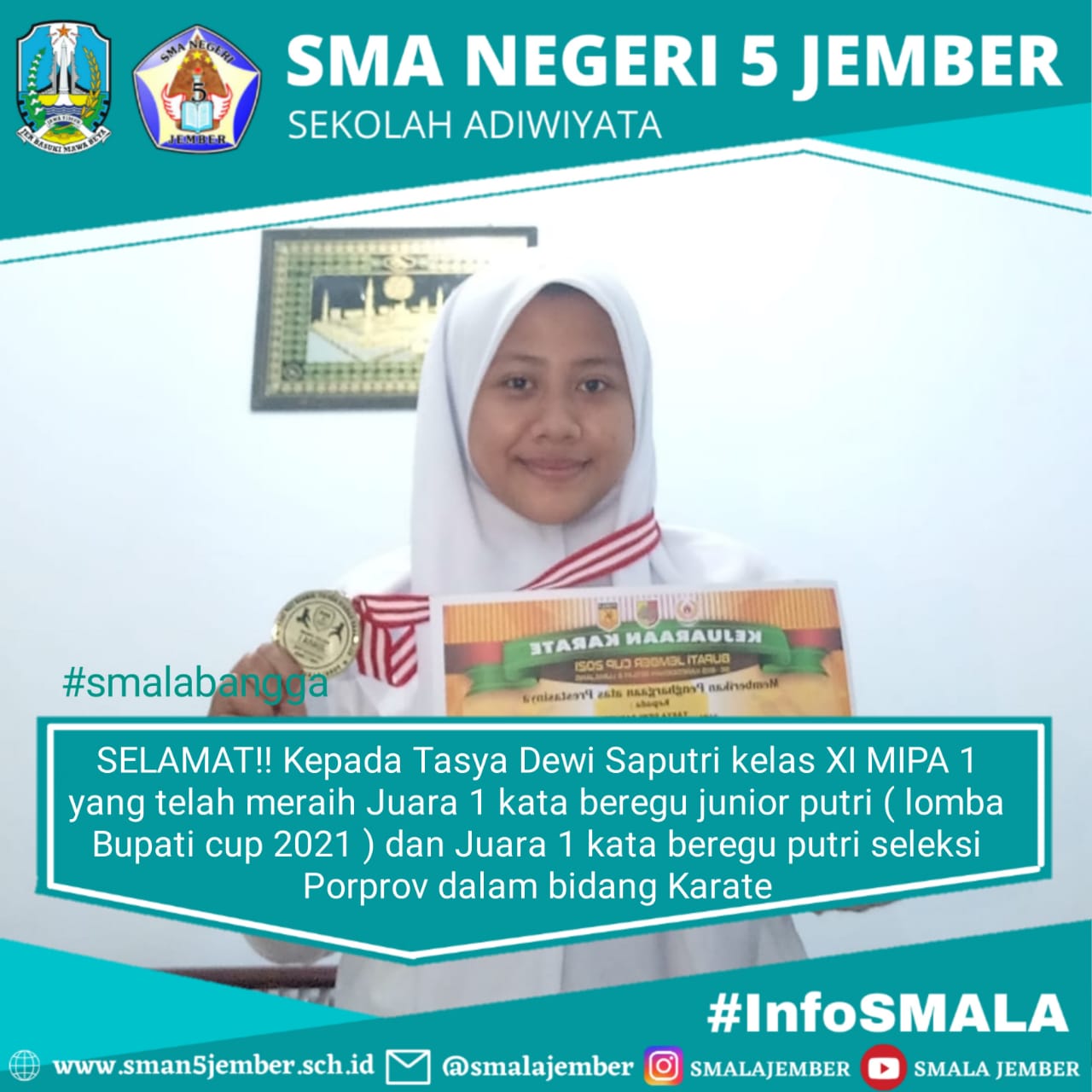 PRESTASI SISWA SMAN 5 JEMBER