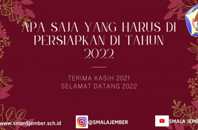 PERSIAPAN UNTUK MENGHADAPI TAHUN 2022