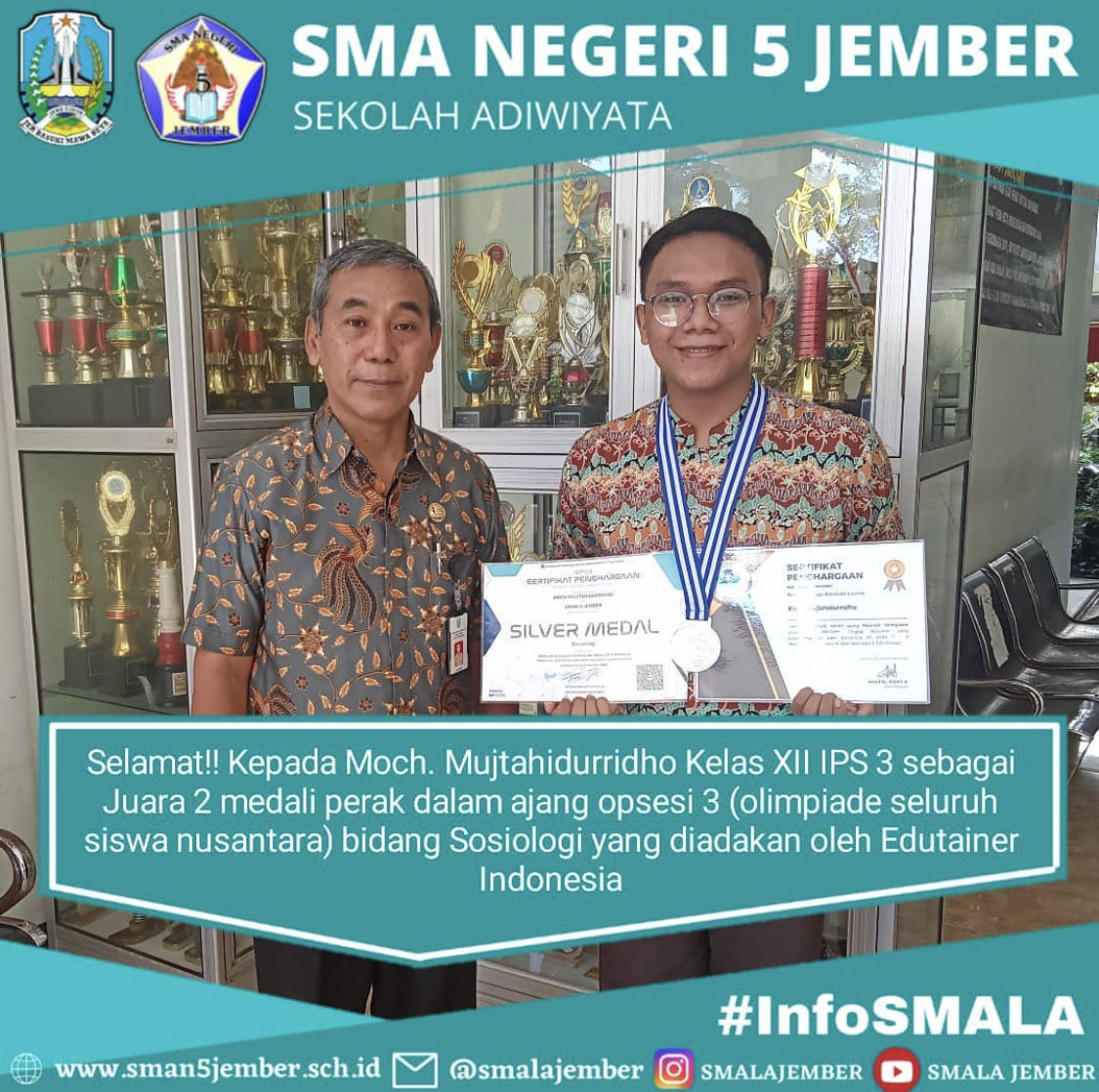 PRESTASI SISWA SMALA TERBARU