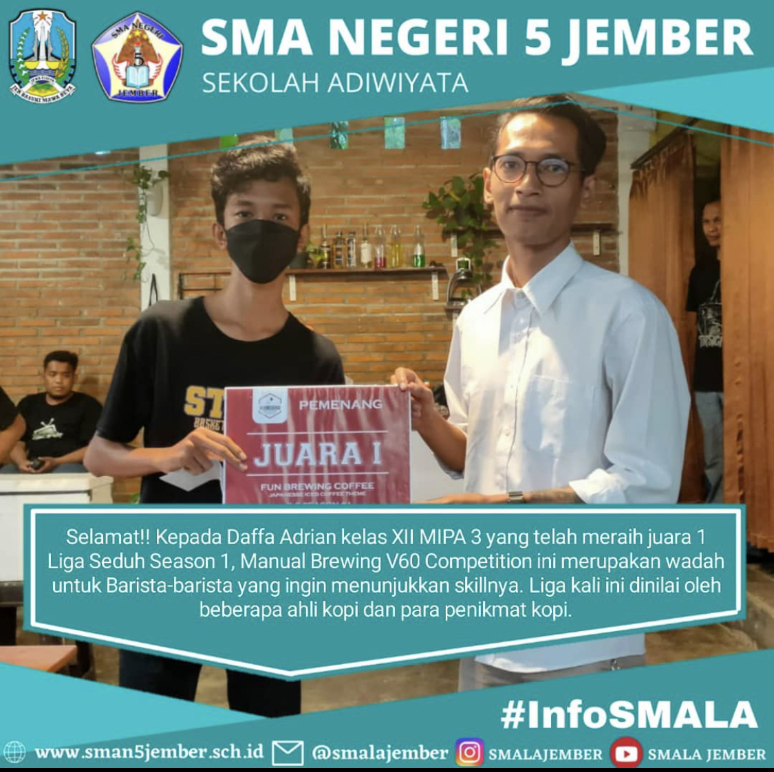 PRESTASI SISWA SMALA TERBARU