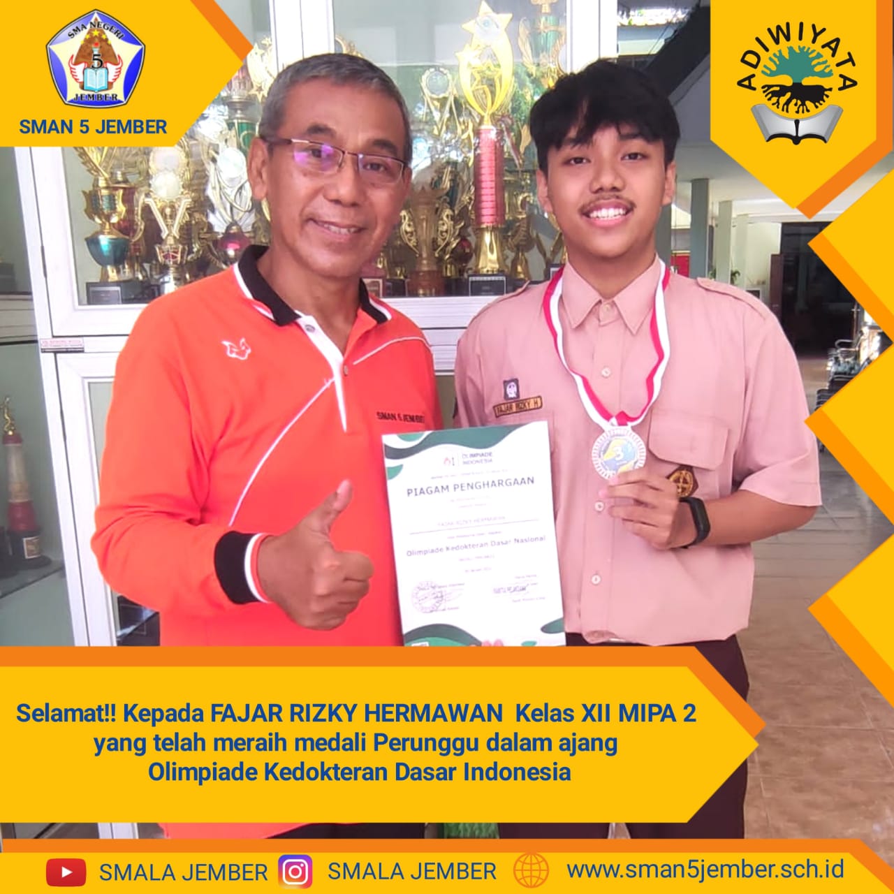 PRESTASI SMALA BULAN MARET 2022