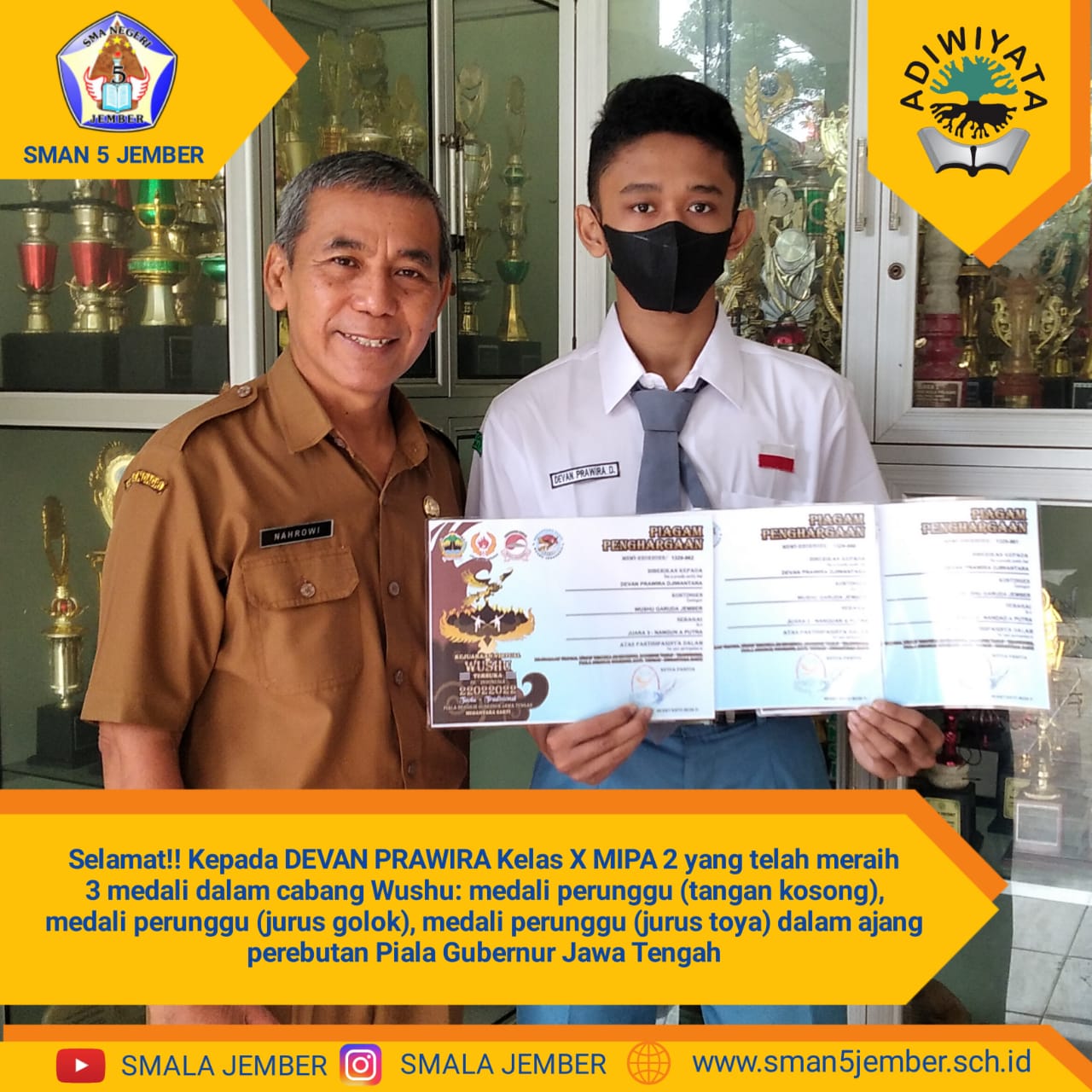 PRESTASI SMALA BULAN MARET 2022