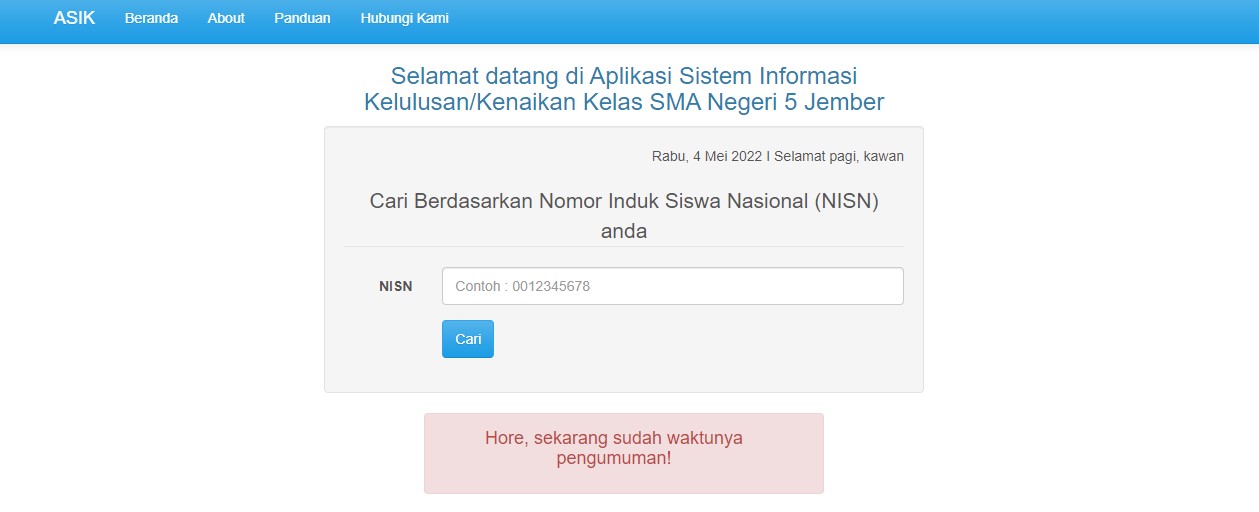 AYOO CEK KELULUSAN KAMU