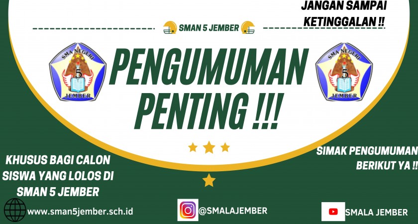 PENGUMUMAN PENTING