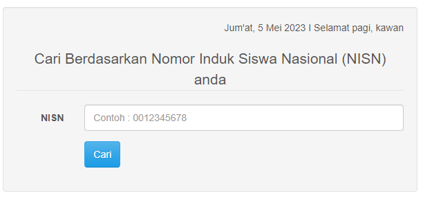 CEK KELULUSANMU DI WEBSITE SMAN 5 JEMBER
