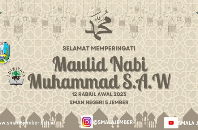 KEGIATAN MAULID NABI SMAN 5 JEMBER
