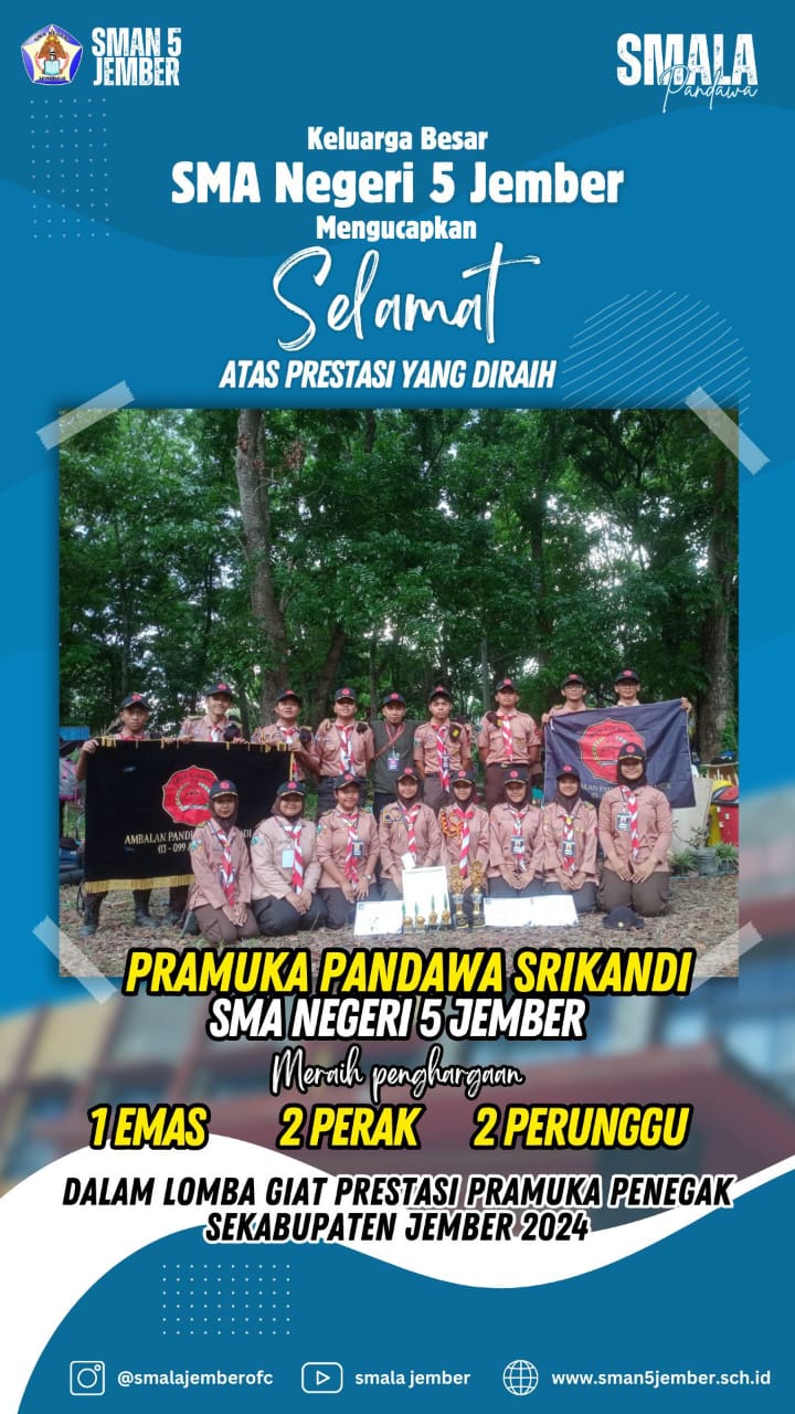 ACHIEVEMENT SEPTEMBER 2024 SMA NEGERI 5 JEMBER