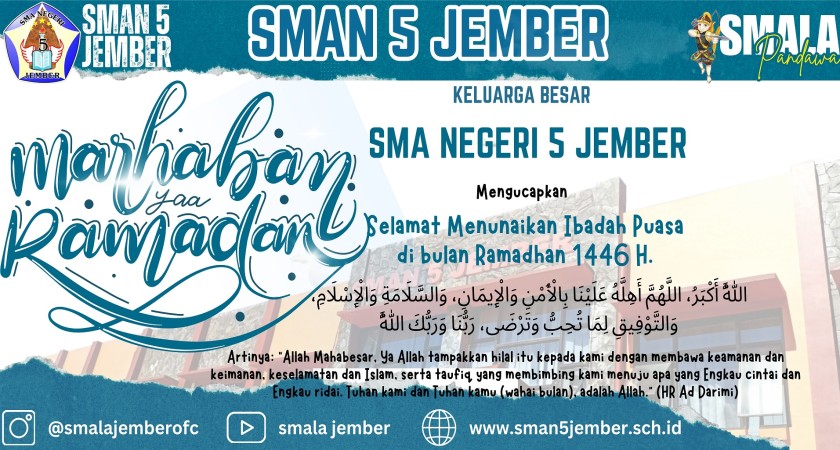 SELAMAT MENUNAIKAN IBADAH PUASA BULAN RAMADHAN 1446 H