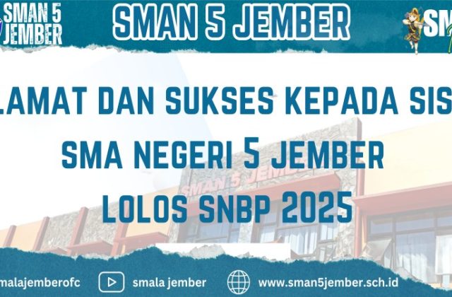 SELAMAT KEPADA SISWA SMALA YANG LOLOS SNBP 2025