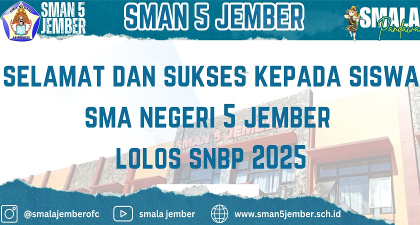 SELAMAT KEPADA SISWA SMALA YANG LOLOS SNBP 2025