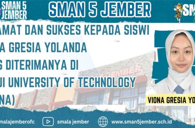 SELAMAT KEPADA VIONA GRESIA YOLANDA LOLOS KE CHINA