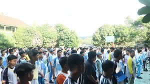 KEGIATAN MPLS (MASA PENGENALAN LINGKUNGAN SEKOLAH) SMA NEGERI 5 JEMBER