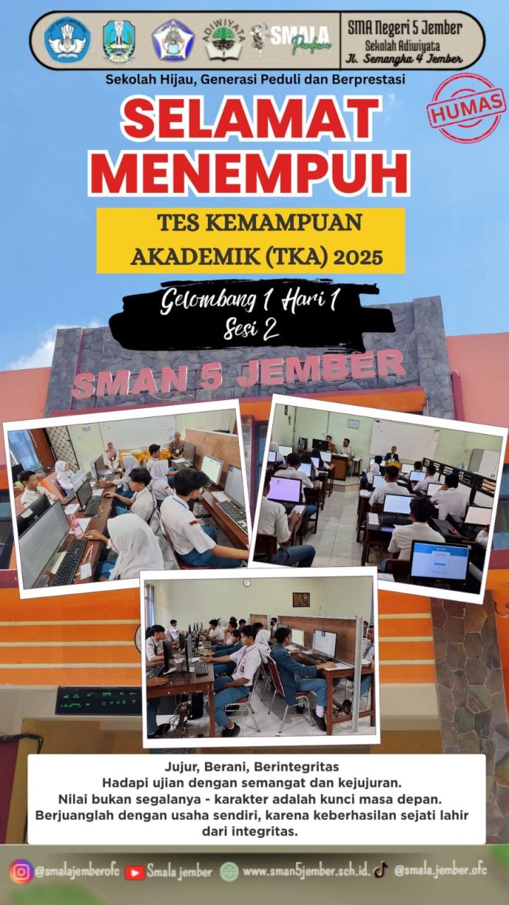 TES KEMAMPUAN AKADEMIK SMAN 5 JEMBER 2025