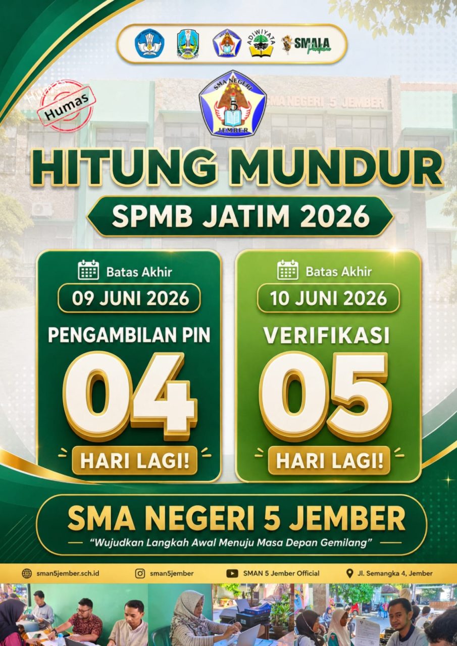 HITUNG MUNDUR SPMB JATIM 2026